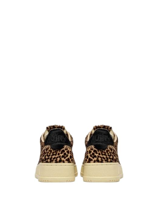 Autry Brown Medialist Low Sneakers