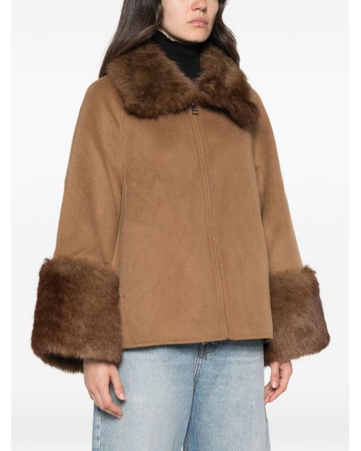 Apparis Brown Judie Wool Jacket