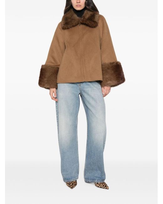Apparis Brown Judie Wool Jacket