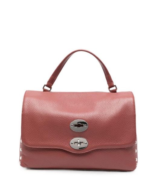 Zanellato Red Postina Daily Small Leather Handbag