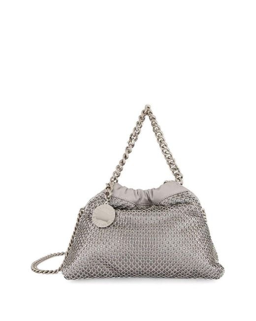Stella McCartney White Falabella Drawstring Mini Tote