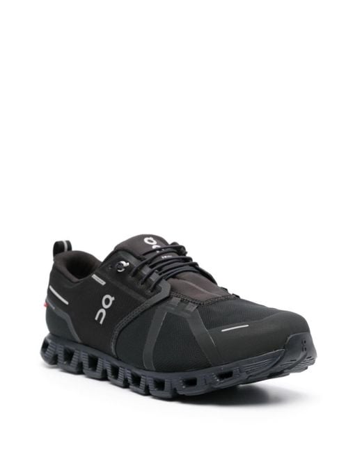 On Shoes Black Cloud 5 Waterproof Performance Sneakers for men