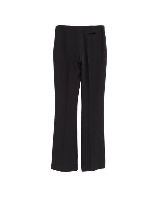 The Row Blue Fabien Silk Trousers