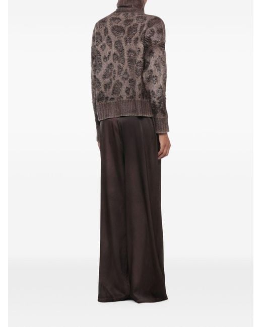 Avant Toi Brown Cashmere Turtle-Neck Jumper