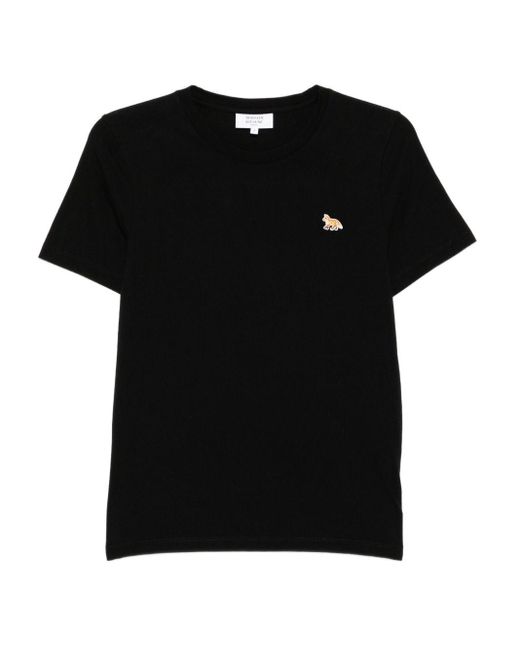 Maison Kitsuné Black Baby Fox Cotton T-Shirt
