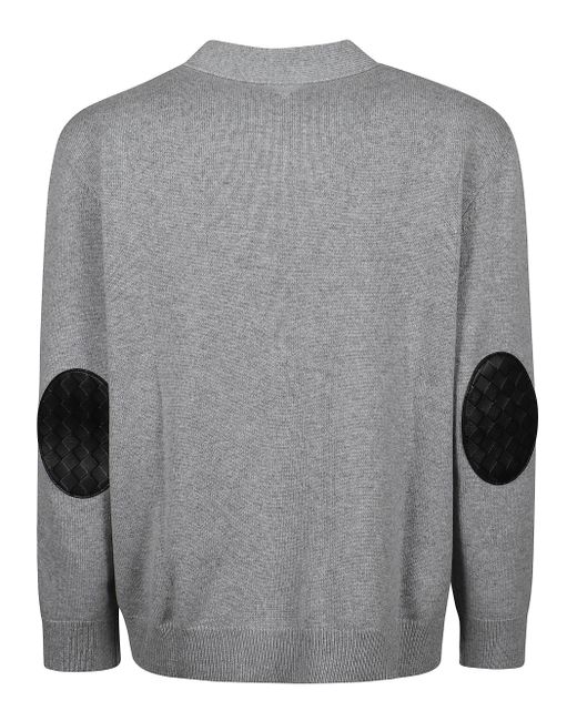 Bottega Veneta Gray Cashmere Cardigan for men