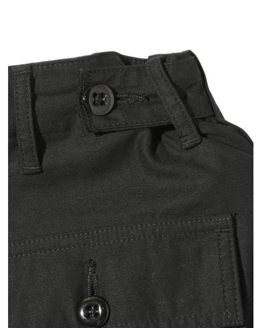 Needles Black Fatigue Balloon Pants for men
