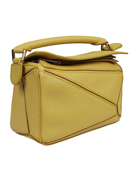 Loewe Yellow 'puzzle' Mini Bag