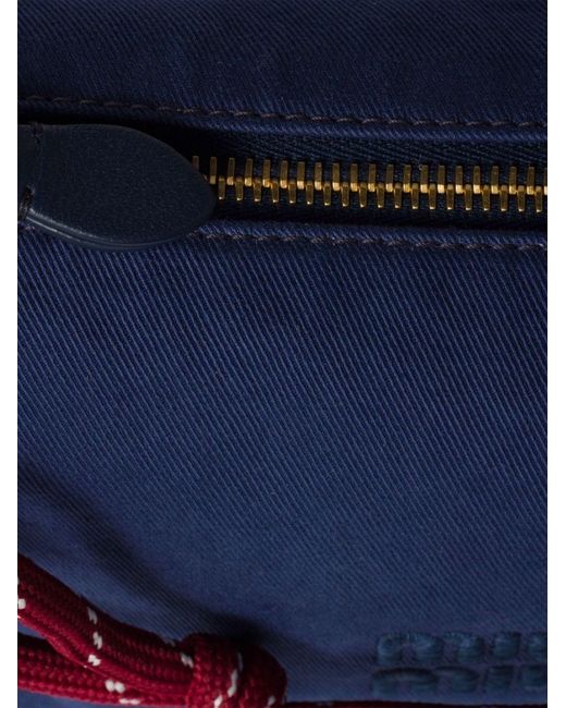 Miu Miu Blue Gabardine Mini Bag