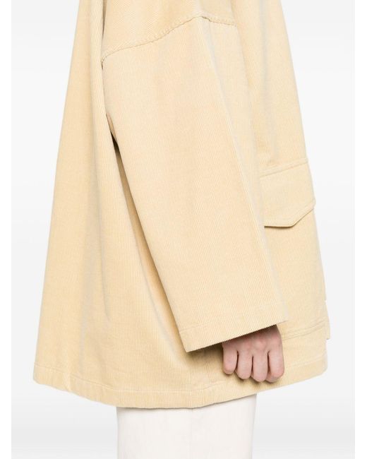 Totême Natural Cotton Overshirt Jacket