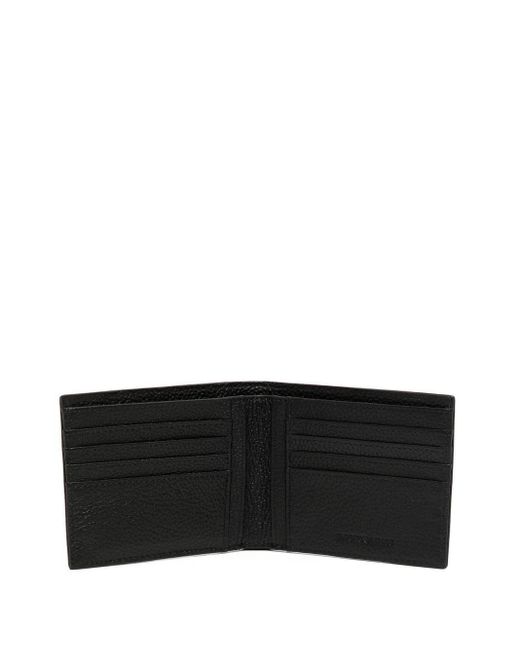 Emporio Armani Black Debossed-logo Wallet for men