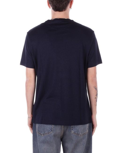 Paul & Shark Blue Short-Sleeved T-Shirt for men