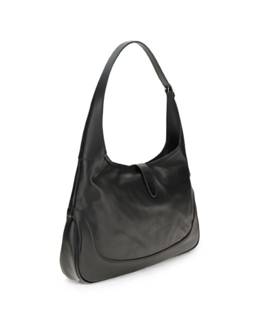 Gucci Black Jackie 1961 Medium Leather Shoulder Bag