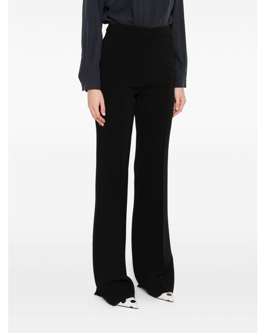 Max Mara Black Flared Leg Trousers