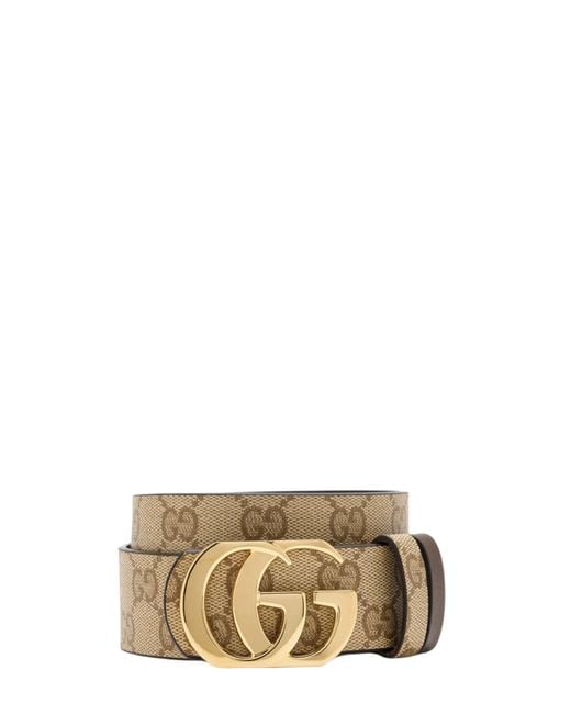 Gucci Metallic Gg Marmont Belt for men