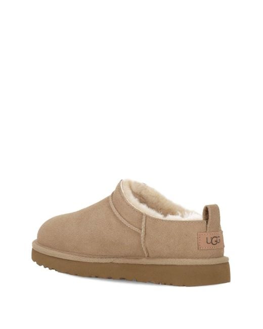 Ugg Brown Classic Micro Suede Slip On