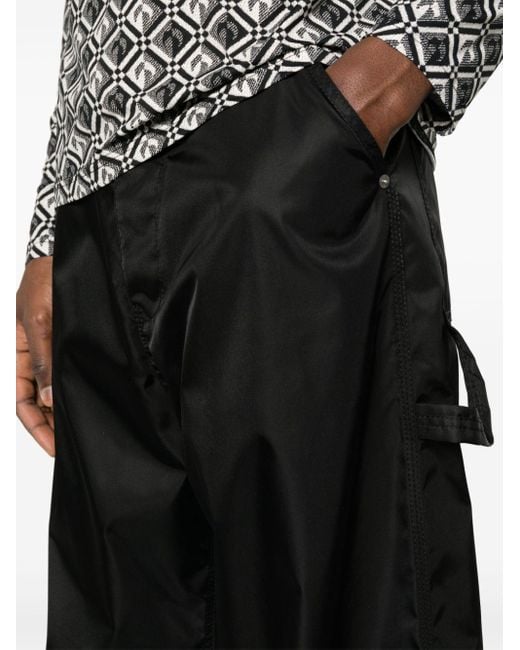 Off-White c/o Virgil Abloh Black Nylon Carpenter Trousers for men