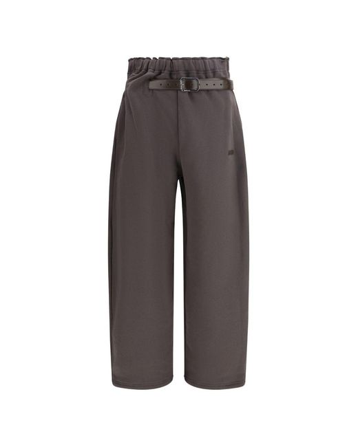 Magliano Gray Cotton Sweatpants for men