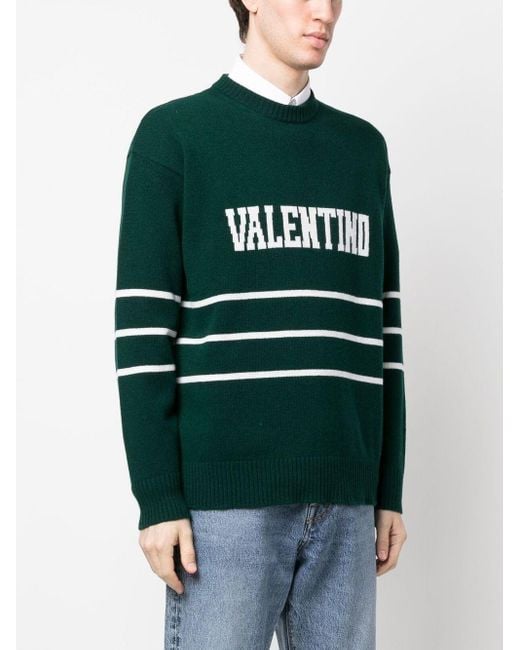 Valentino logo discount sweater