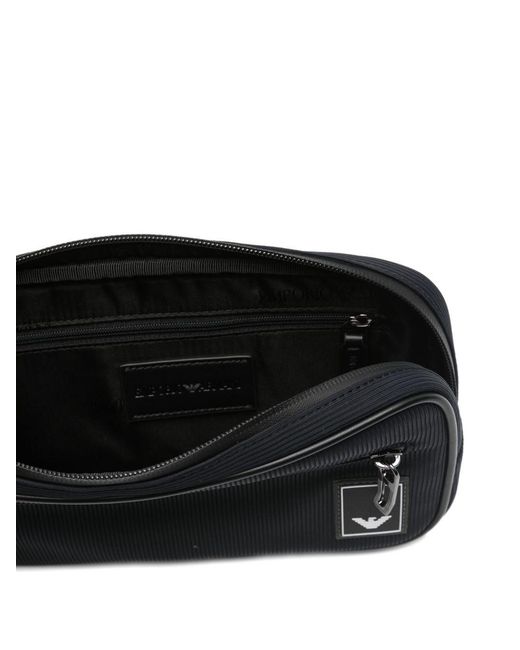 Emporio Armani Black Logo Bum Bag for men