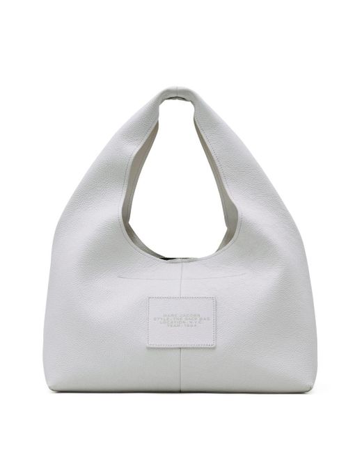 Marc Jacobs Gray The Sack Leather Hobo Bag