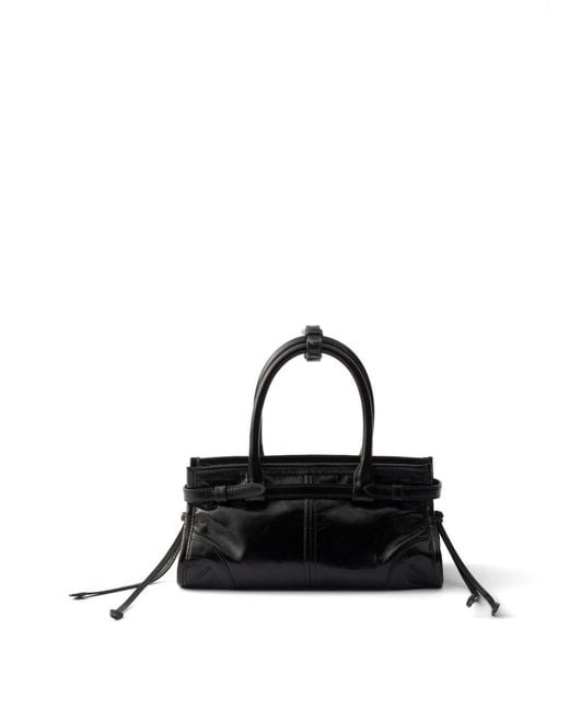 Prada Black Bonnie Mini Leather Handbag