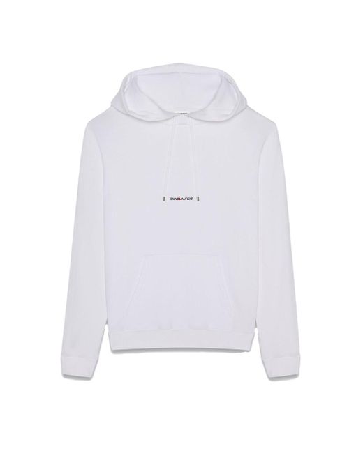 Felpa di Saint Laurent in White da Uomo