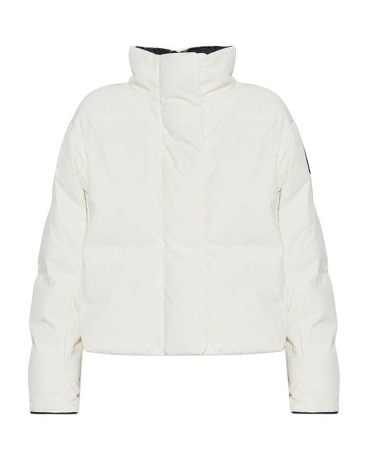 Canada Goose White Grandview Down Jacket