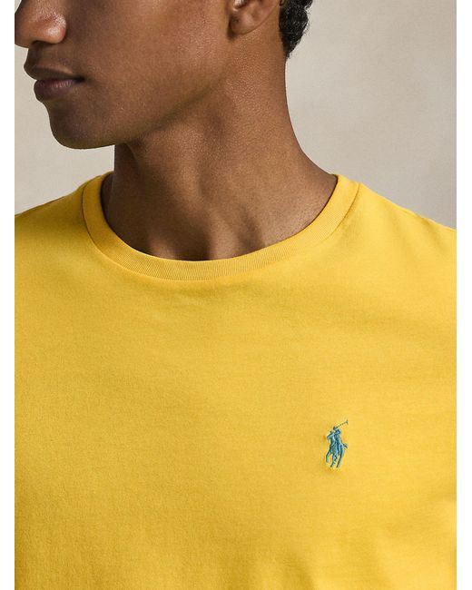 Polo Ralph Lauren Yellow Cotton T-Shirt for men