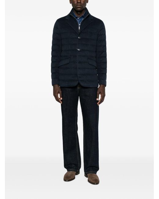 Herno Blue Padded Jacket for men