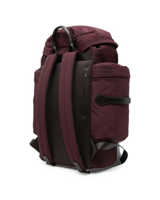 Emporio Armani Red Nylon Backpack for men