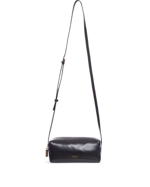 Khaite White Kye Mini Leather Crossbody Bag