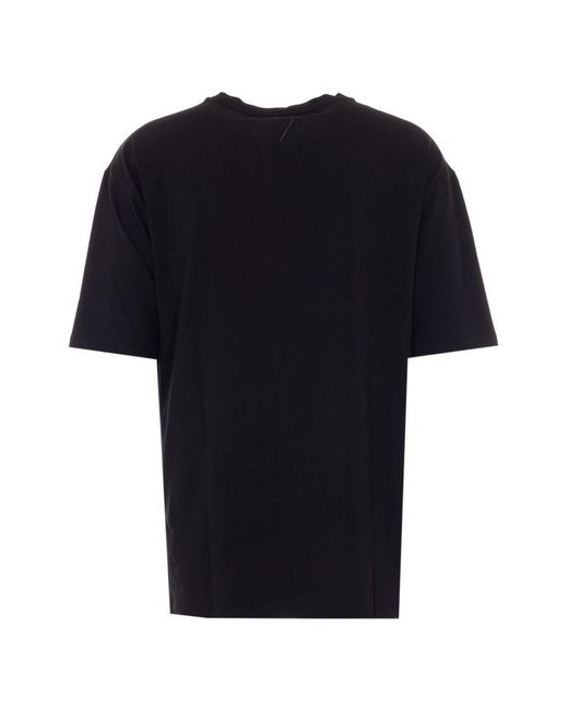 Thom Krom Black Cotton T-Shirt for men