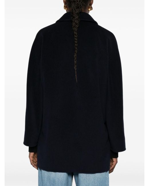 Max Mara Blue Rebus Coat