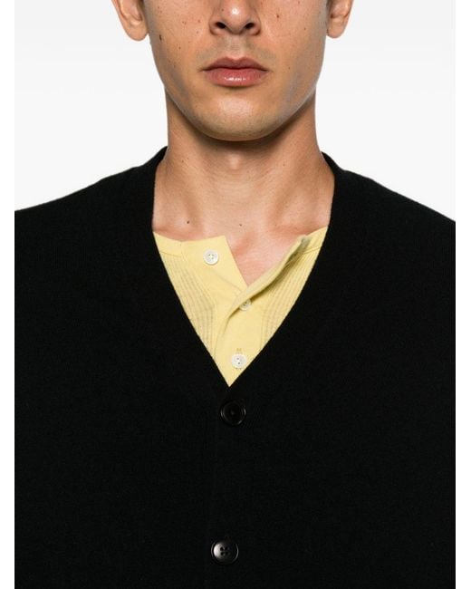 Extreme Cashmere Black Cashmere Cardigan