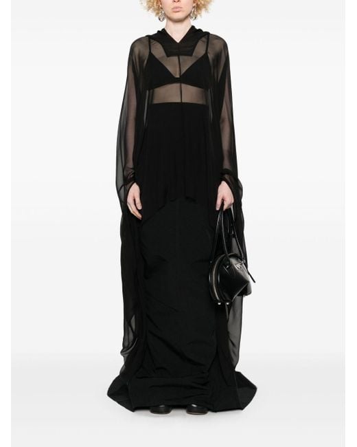 Kaftano di Rick Owens in Black