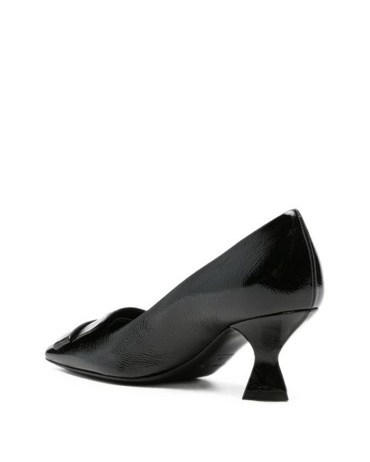 Sergio Rossi Black Leather Pumps