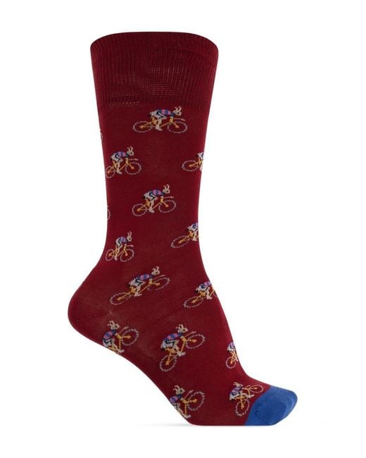 Paul Smith Blue Knitted Socks (Pack Of Three) for men