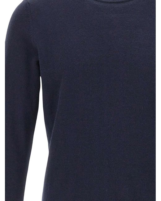 Kangra Blue Crew-Neck Sweater for men