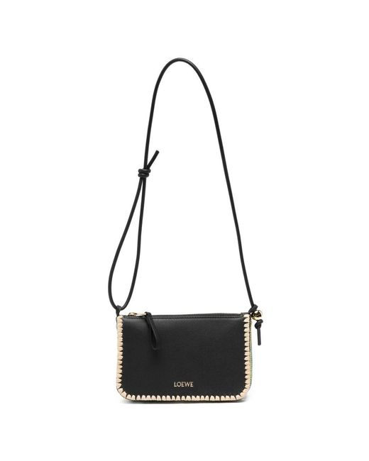 Loewe White Rio Leather Mini Bag