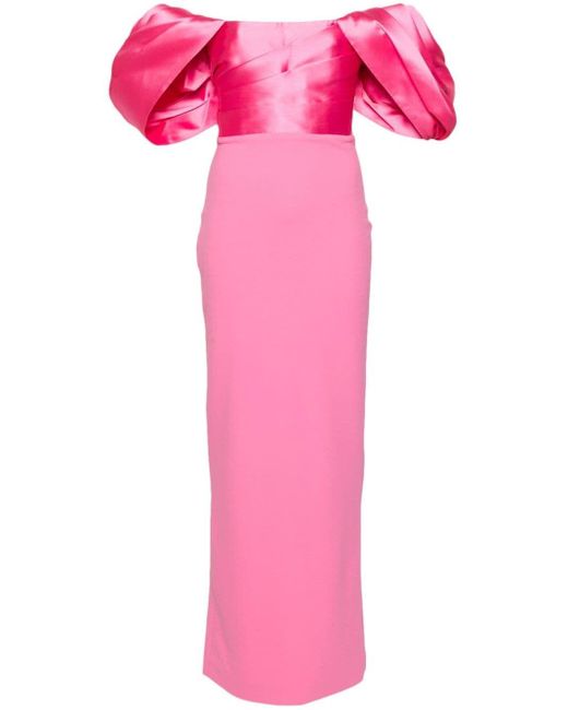 Abito Lungo Sian di Solace London in Pink