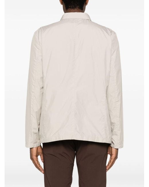Heskimo White Overshirt With Logo for men