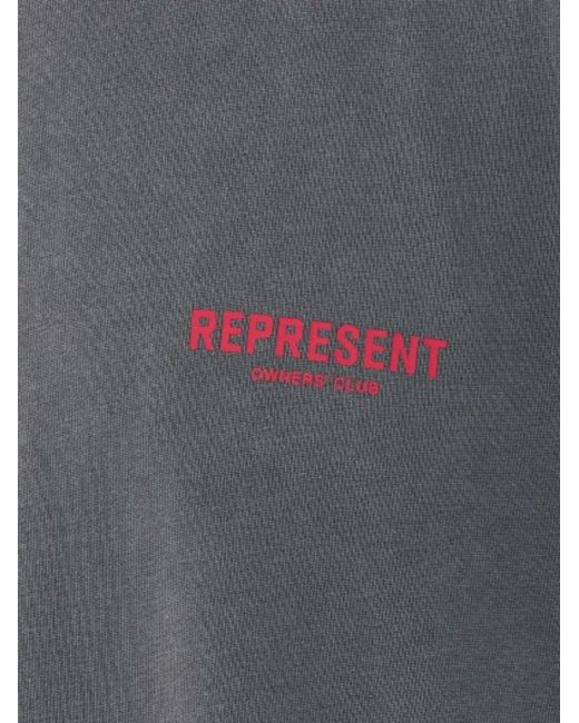 Represent Gray Owners Club T-Shirt for men
