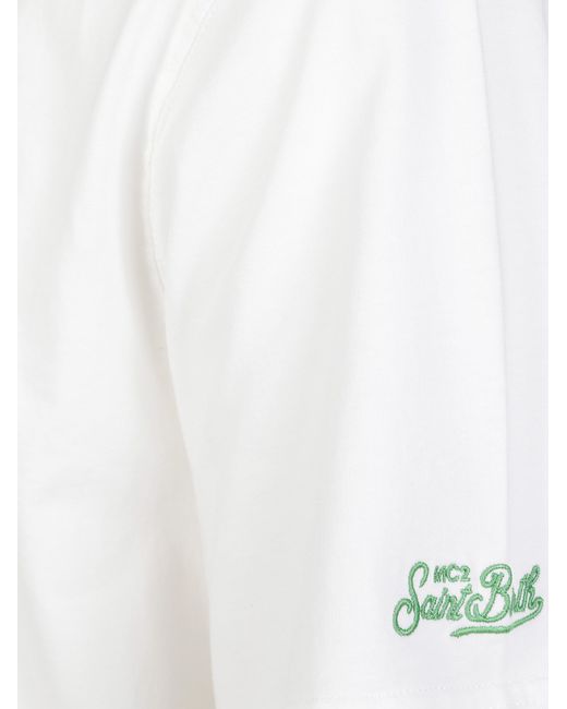 Mc2 Saint Barth White Denver T-Shirt for men