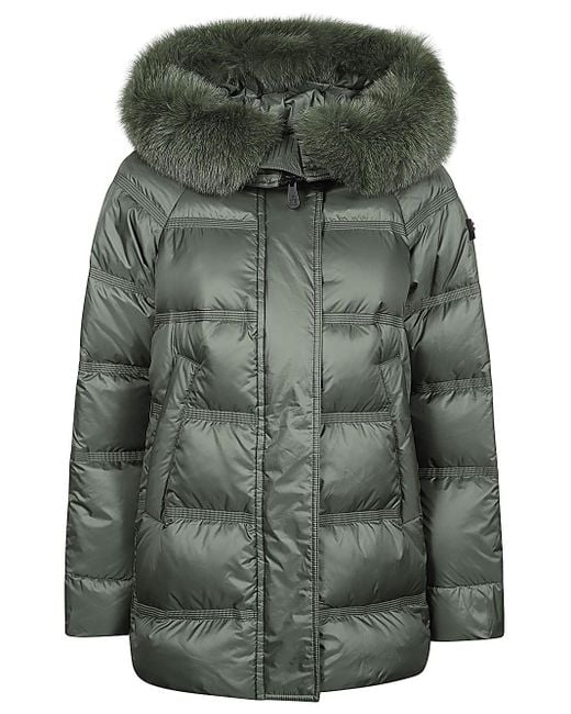 Peuterey Gray Takan Mqs Nylon Down Jacket