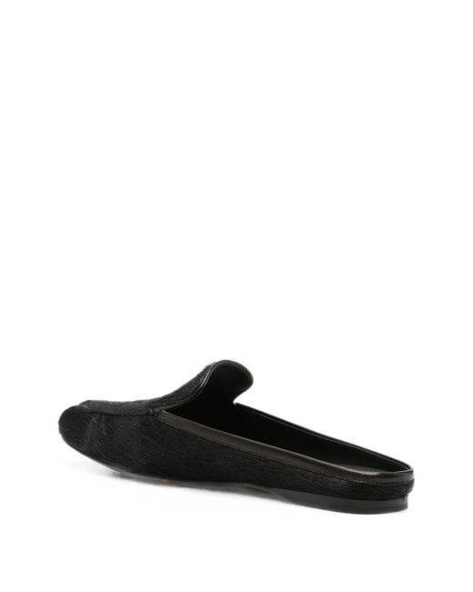 Forte_forte White Ponyskin Loafers