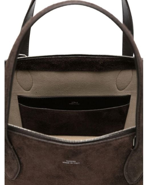 Totême Brown "M Suede Day" Tote Bag