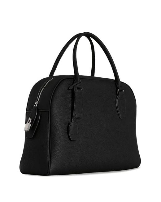 The Row Black India 12 Leather Handbag