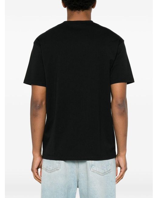 Givenchy Black Logo Cotton T-Shirt for men