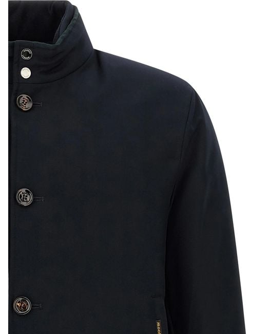 Moorer Blue Janos Bomber Jacket for men